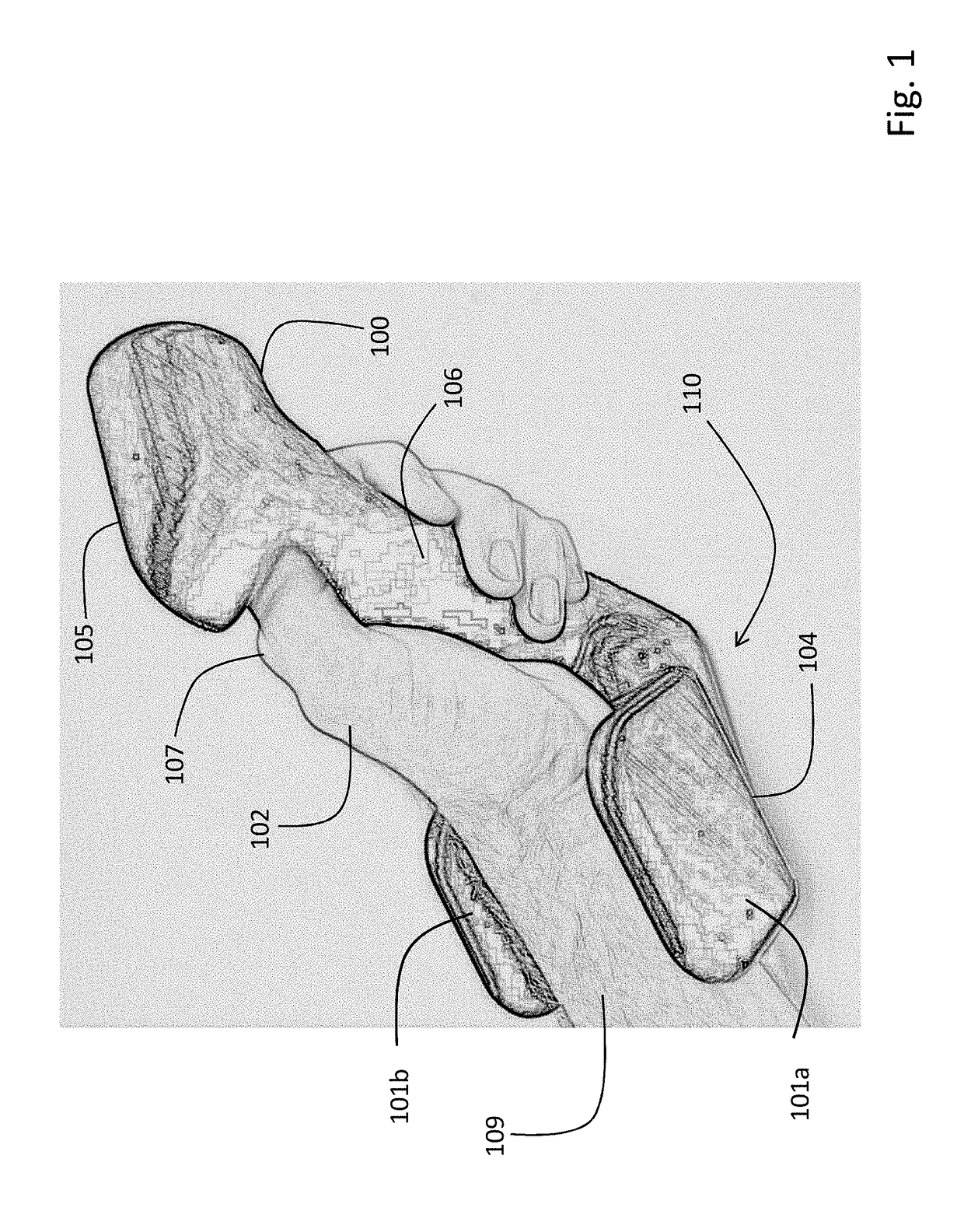 Handheld physiological sensor