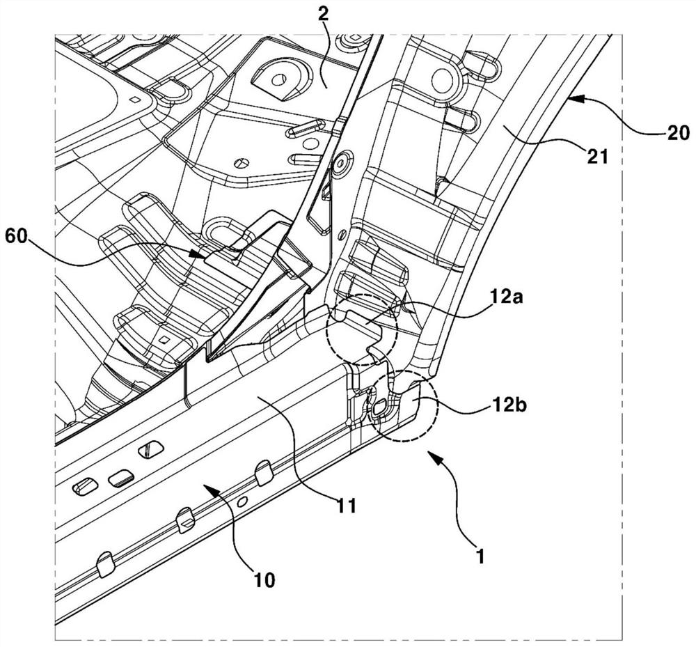 Rear-side vehicle-body structure of vehicle