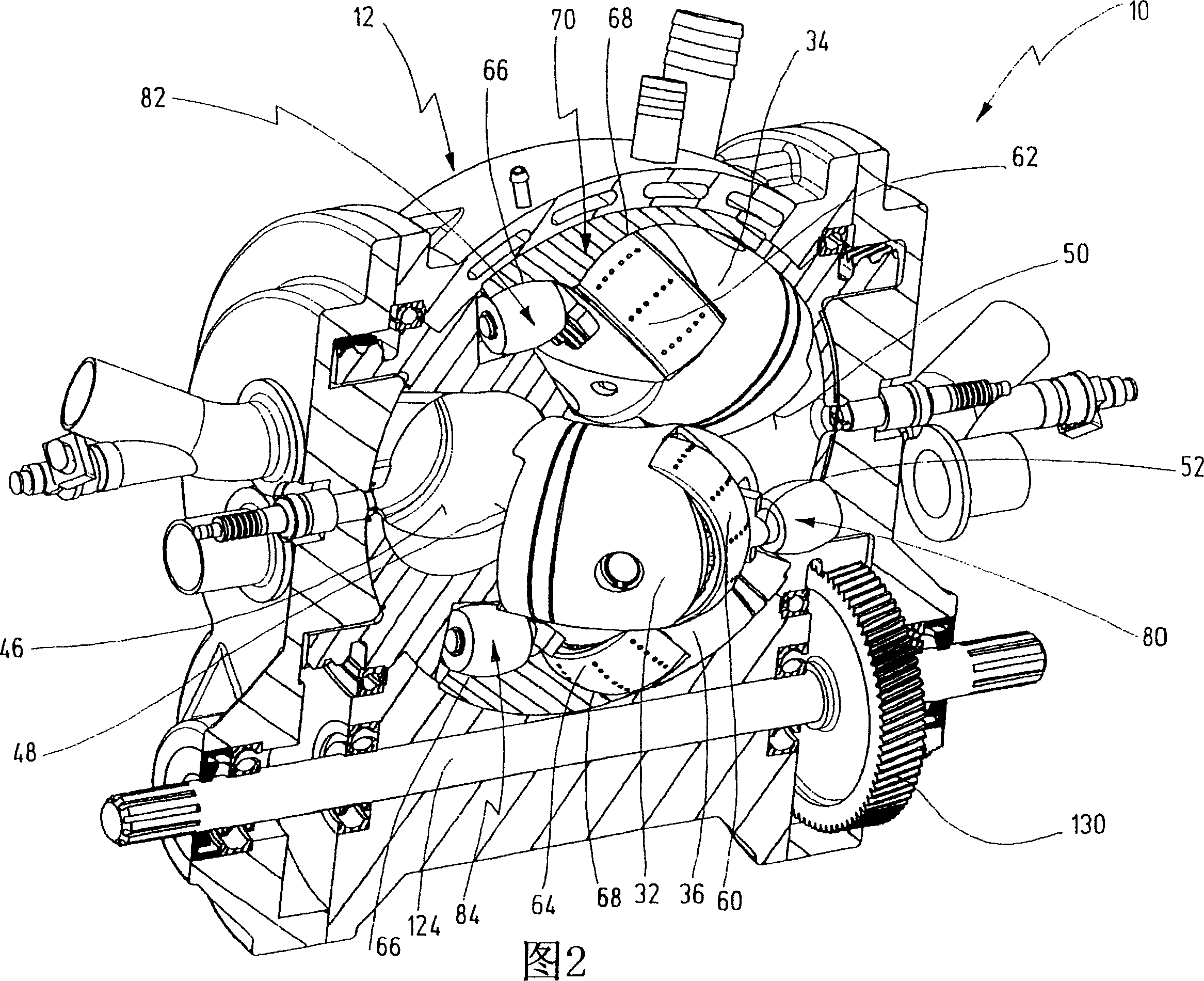 Oscillating piston engine