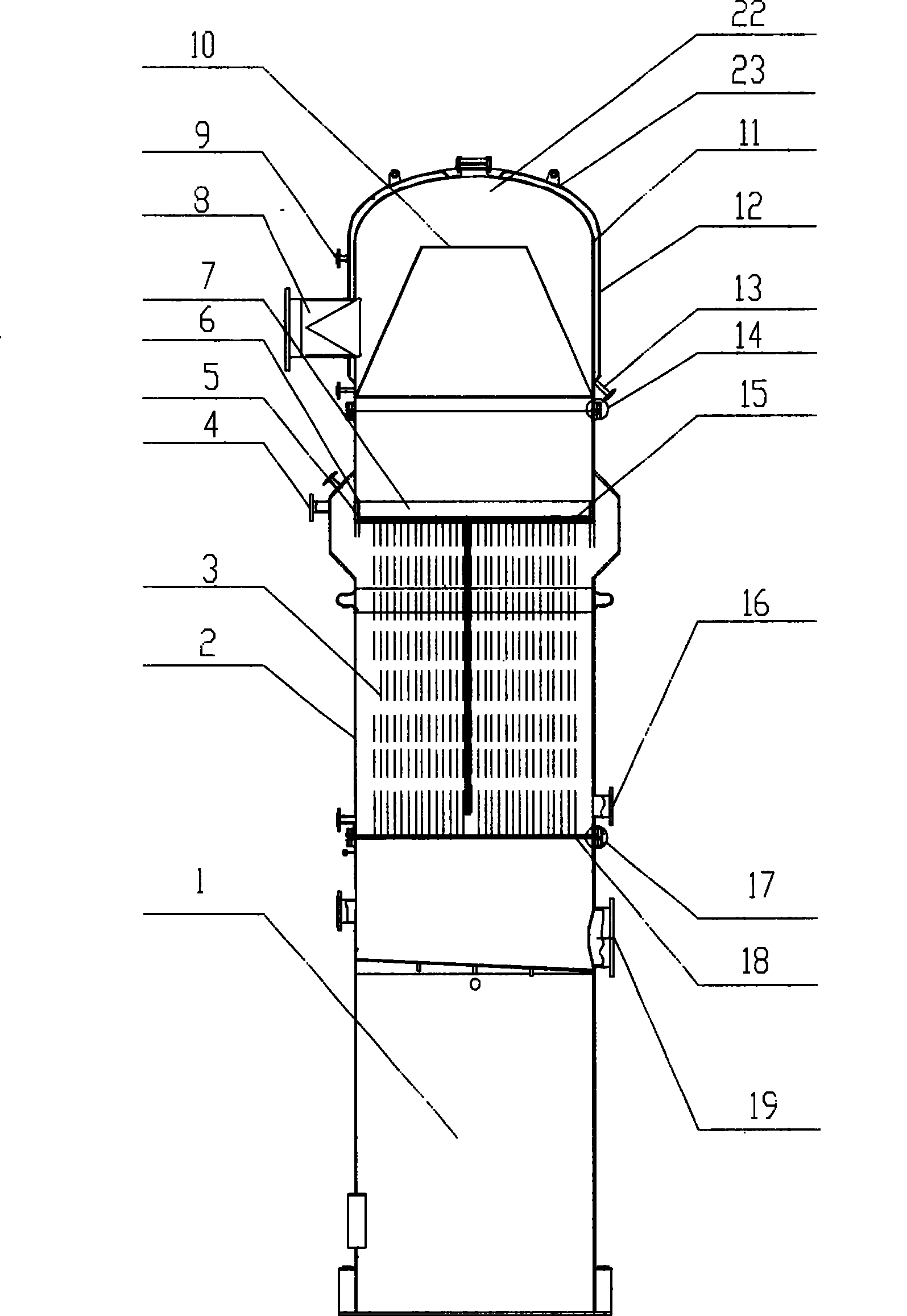 Formaldehyde oxidation reactor