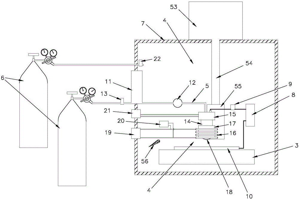 Metal three-dimensional printing method and equipment