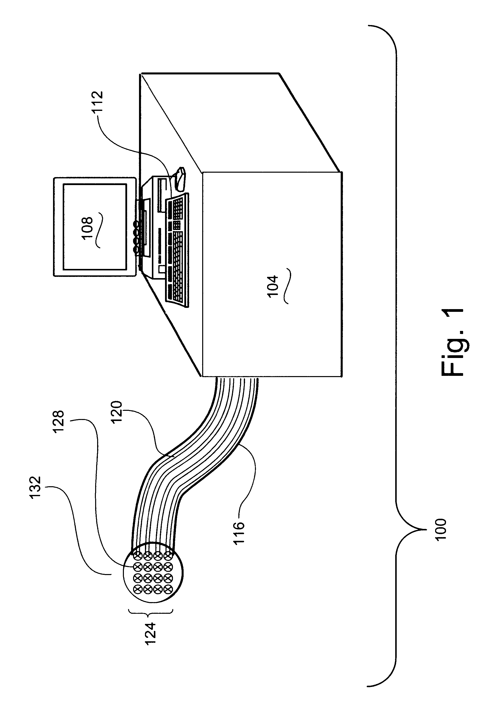 Two-dimensional ultrasonic array with asymmetric apertures