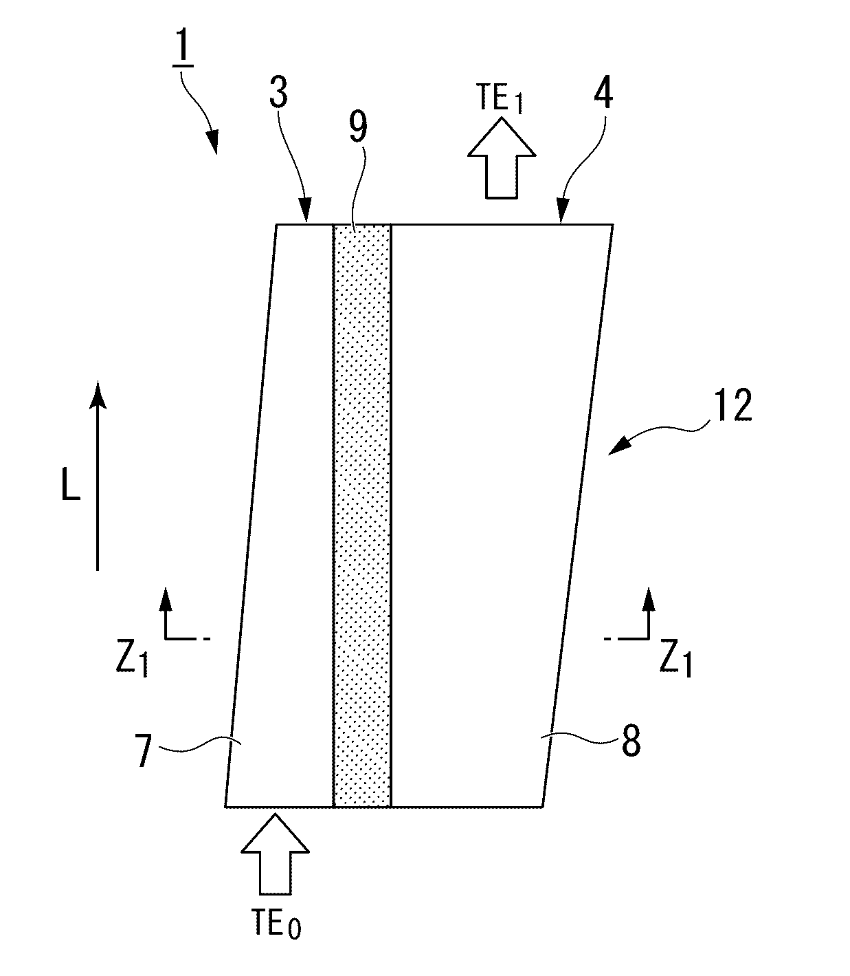 Planar optical waveguide device, DP-QPSK modulator, coherent receiver, and polarization diversity