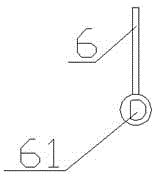 Simple detection device for profile tolerance of vehicle brake caliper