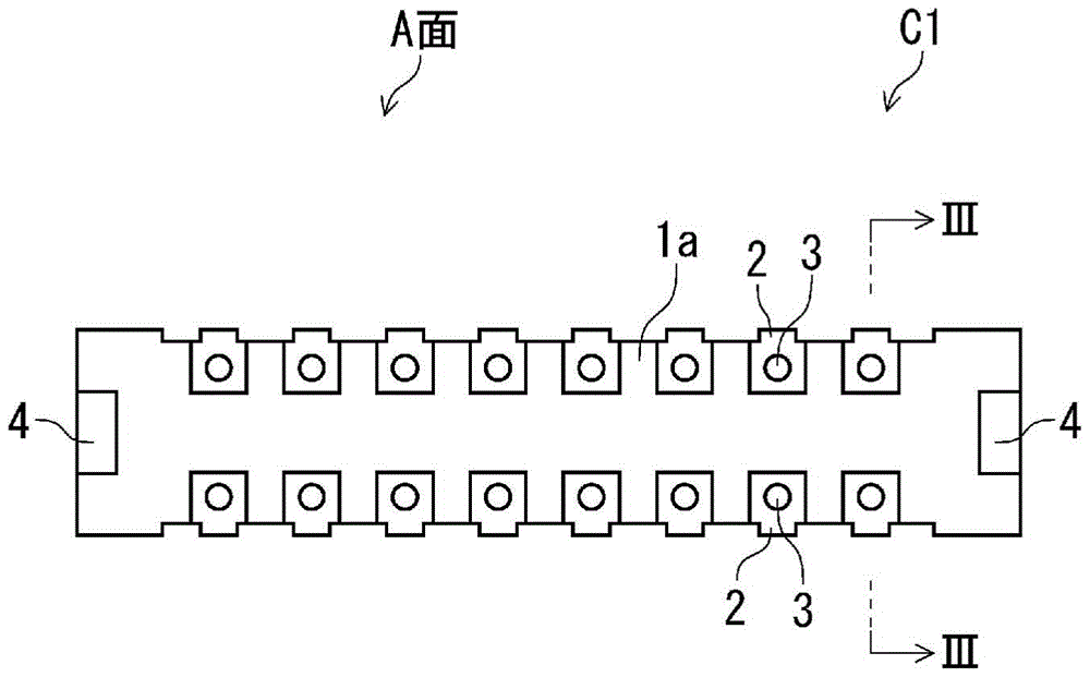 Connector structure, female connector and male connector