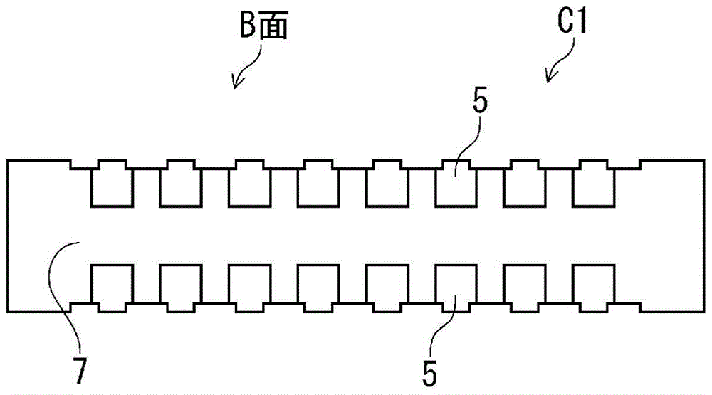 Connector structure, female connector and male connector