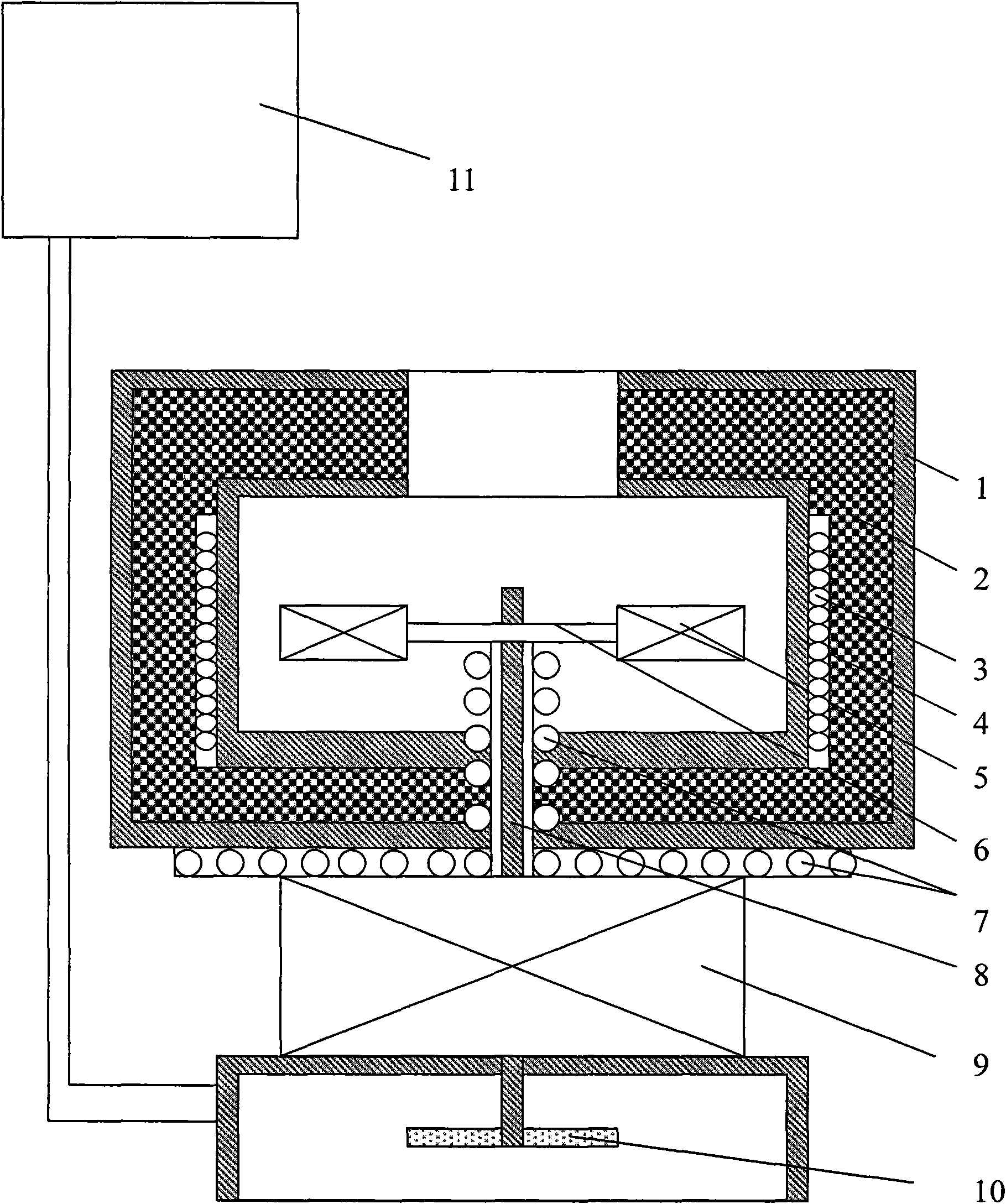 Supergravity hydrothermal preparation method of spherical inorganic powder grains