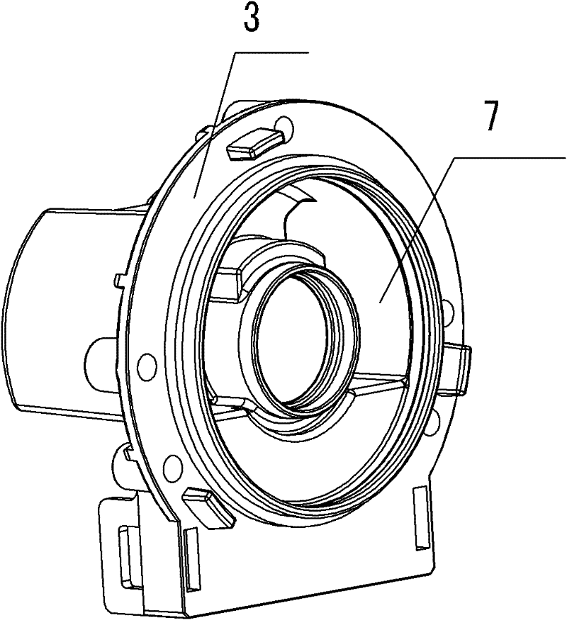 Permanent magnet synchronous draining pump and a water tank water cooling system