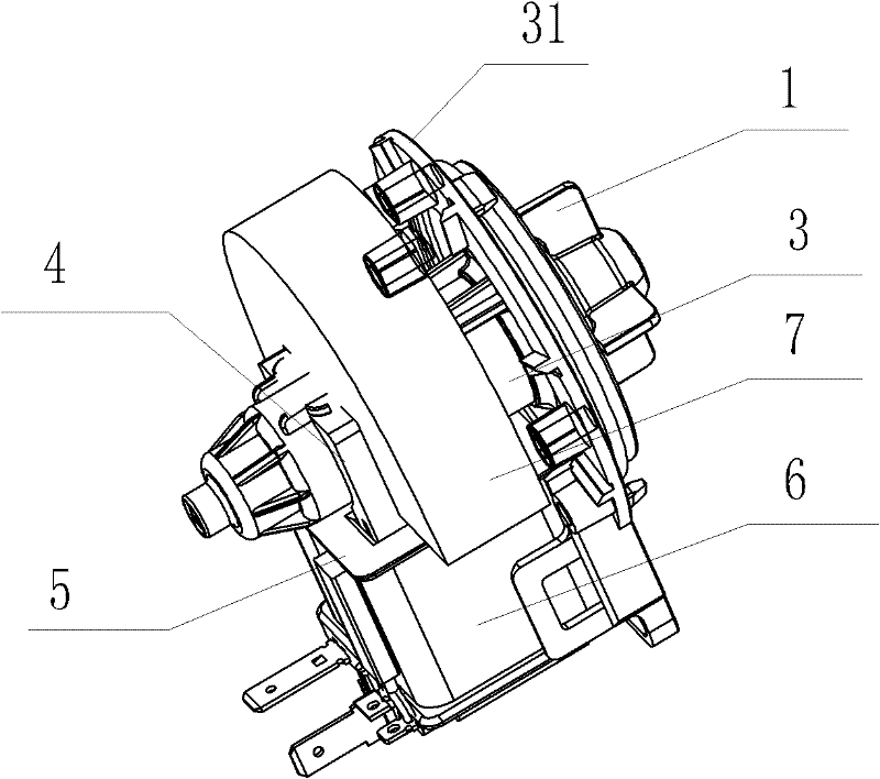 Permanent magnet synchronous draining pump and a water tank water cooling system