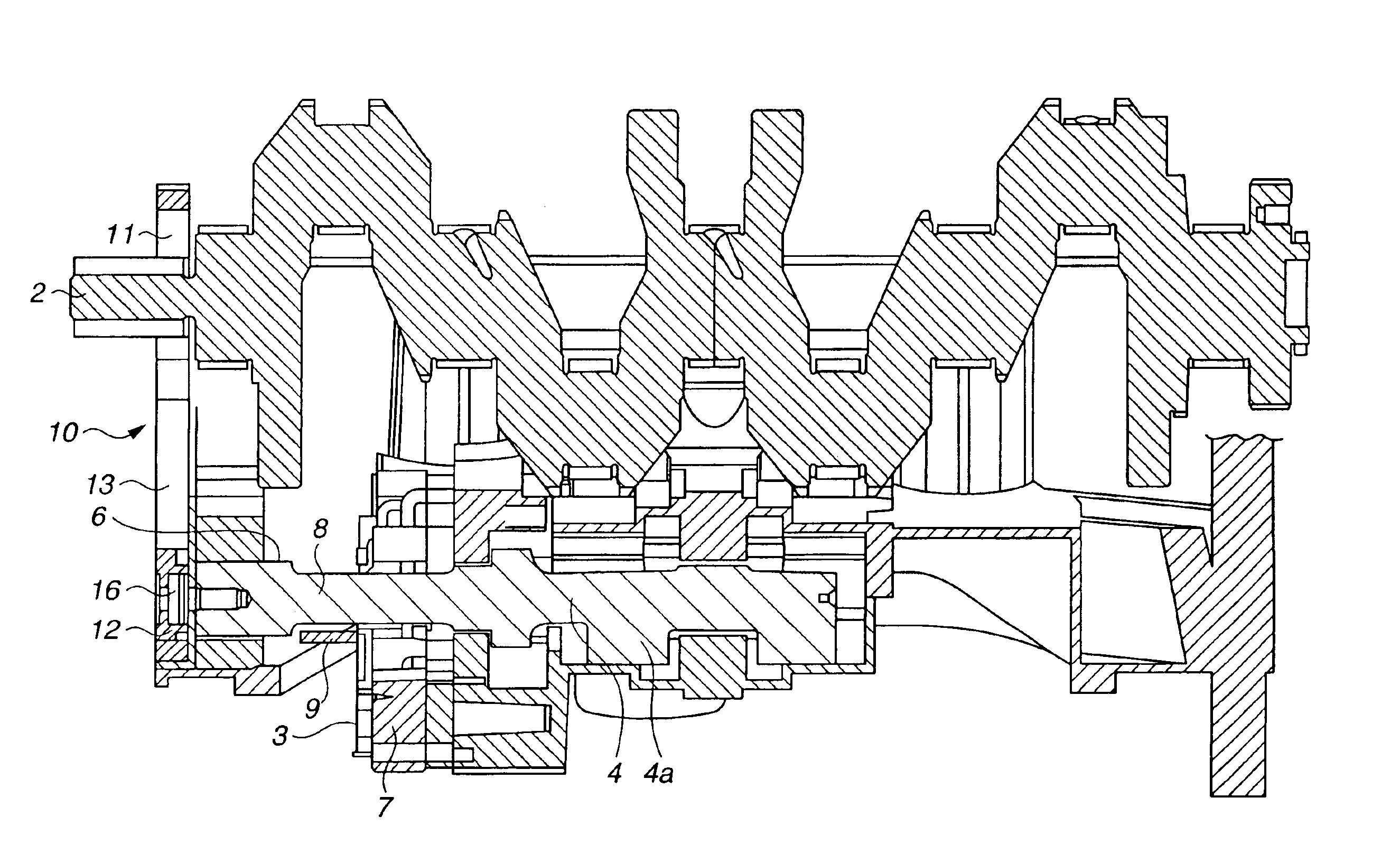 Internal combustion engine with balancer shaft and method of assembling the same