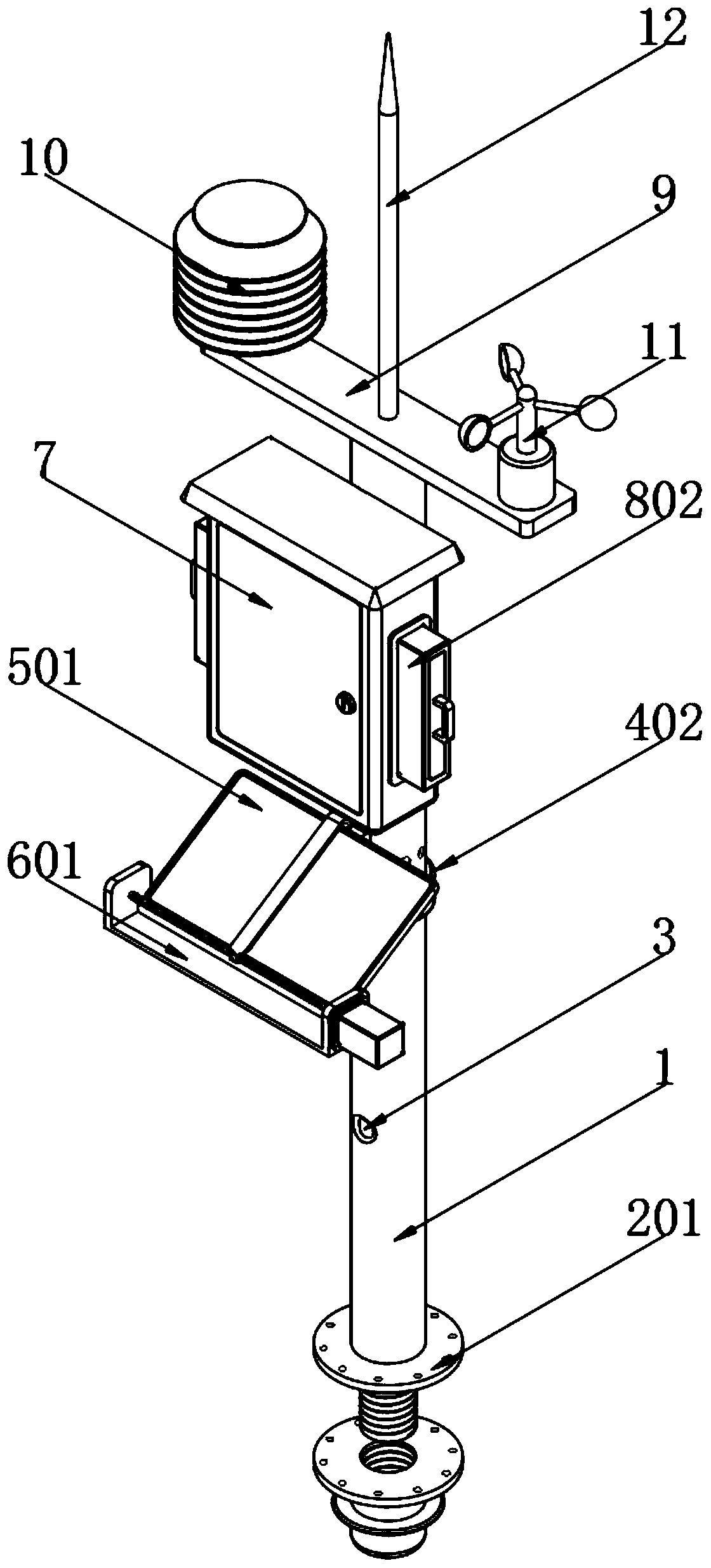 Automatic monitoring system for ambient air quality