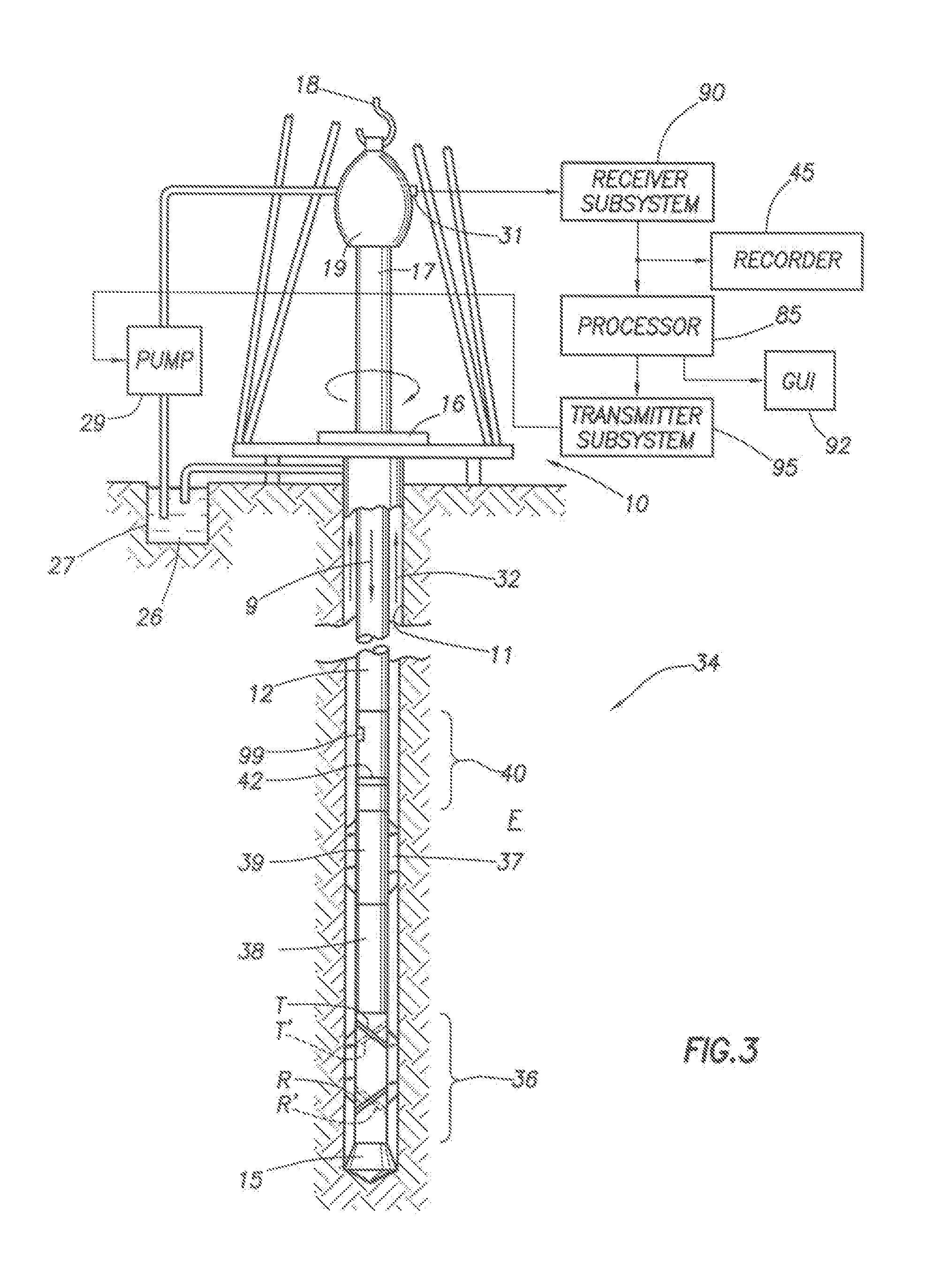 Method for characterizing a subsurface formation with a logging instrument disposed in a borehole penetrating the formation