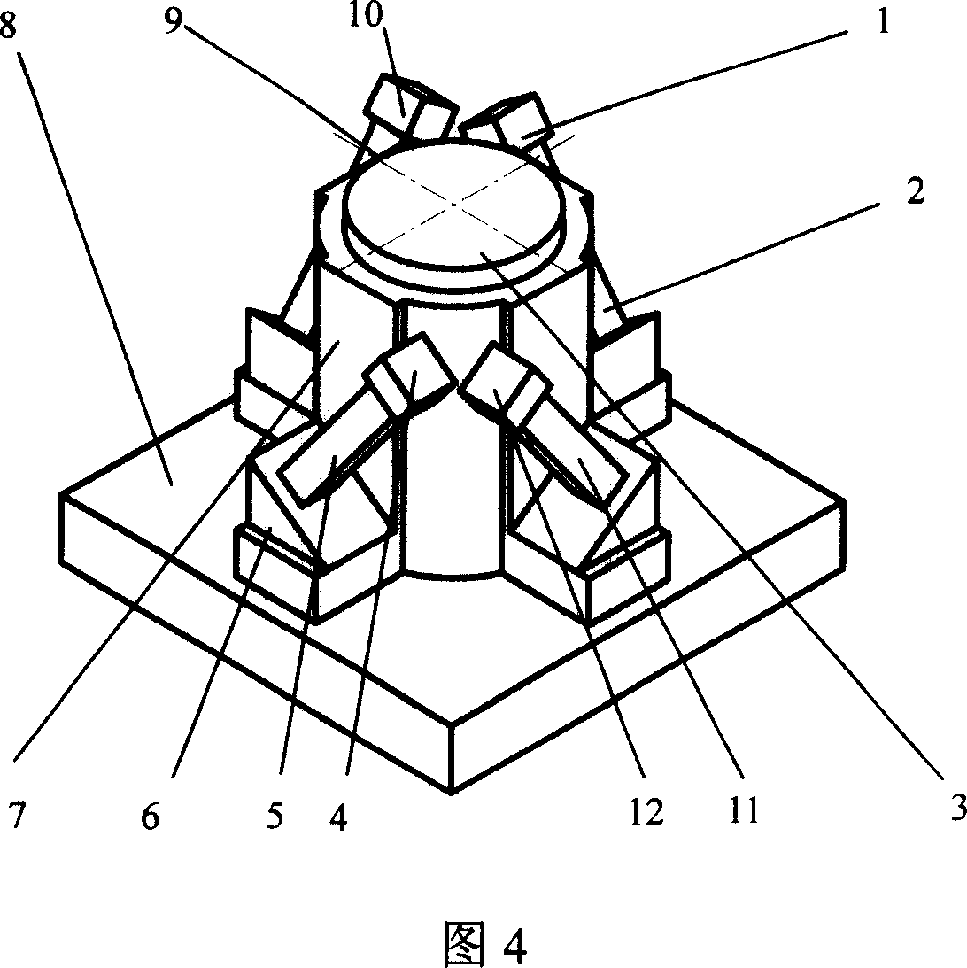 Contact surface positive pressure varying piezoelectric rotating driver