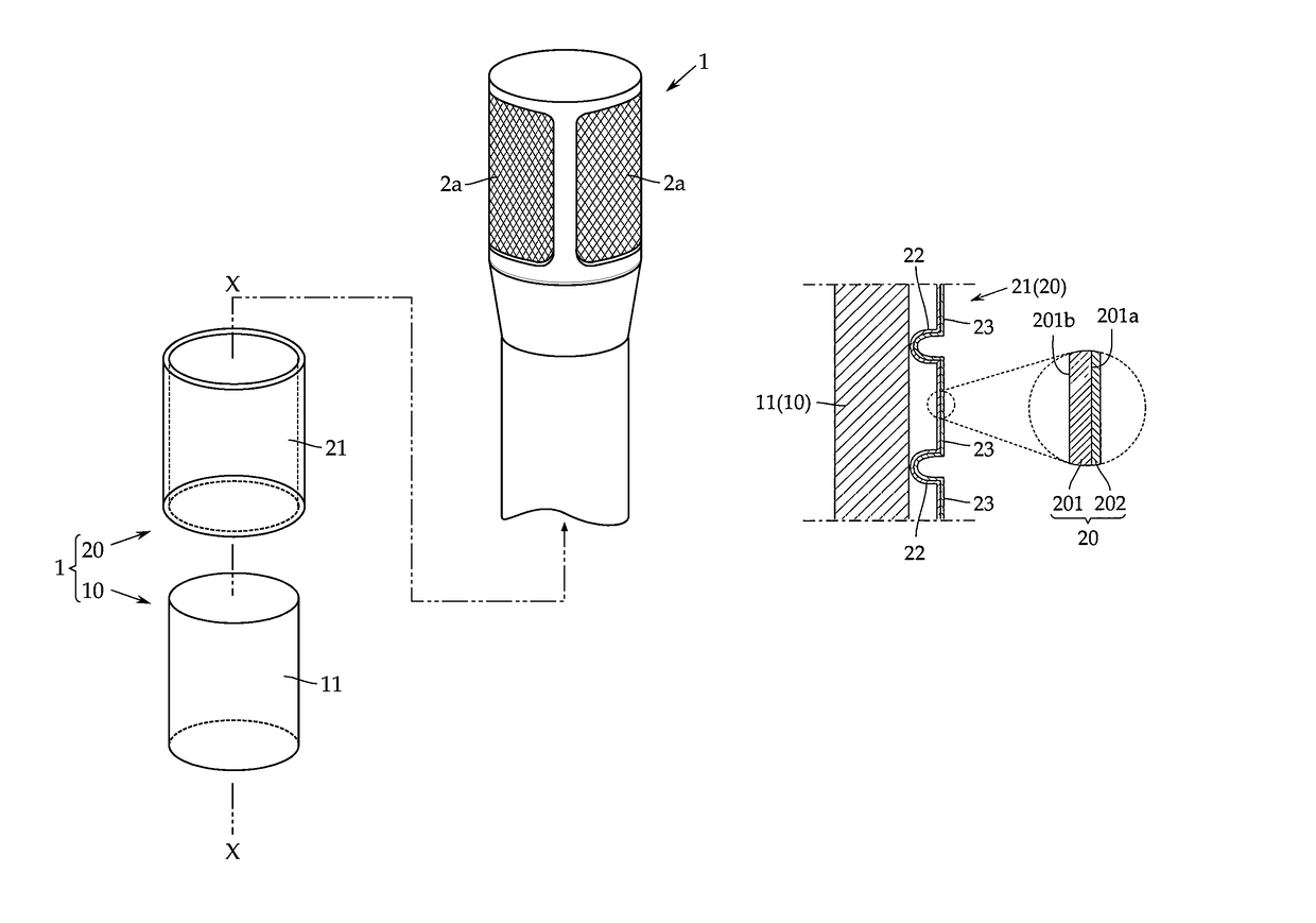 Condenser microphone unit and condenser microphone