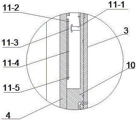 Pressing expansion type downhole annular blowout preventer and communication method thereof