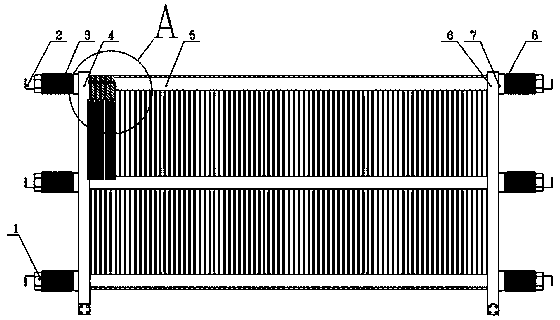 Energy-saving high-pressure water electrolysis hydrogen production tank