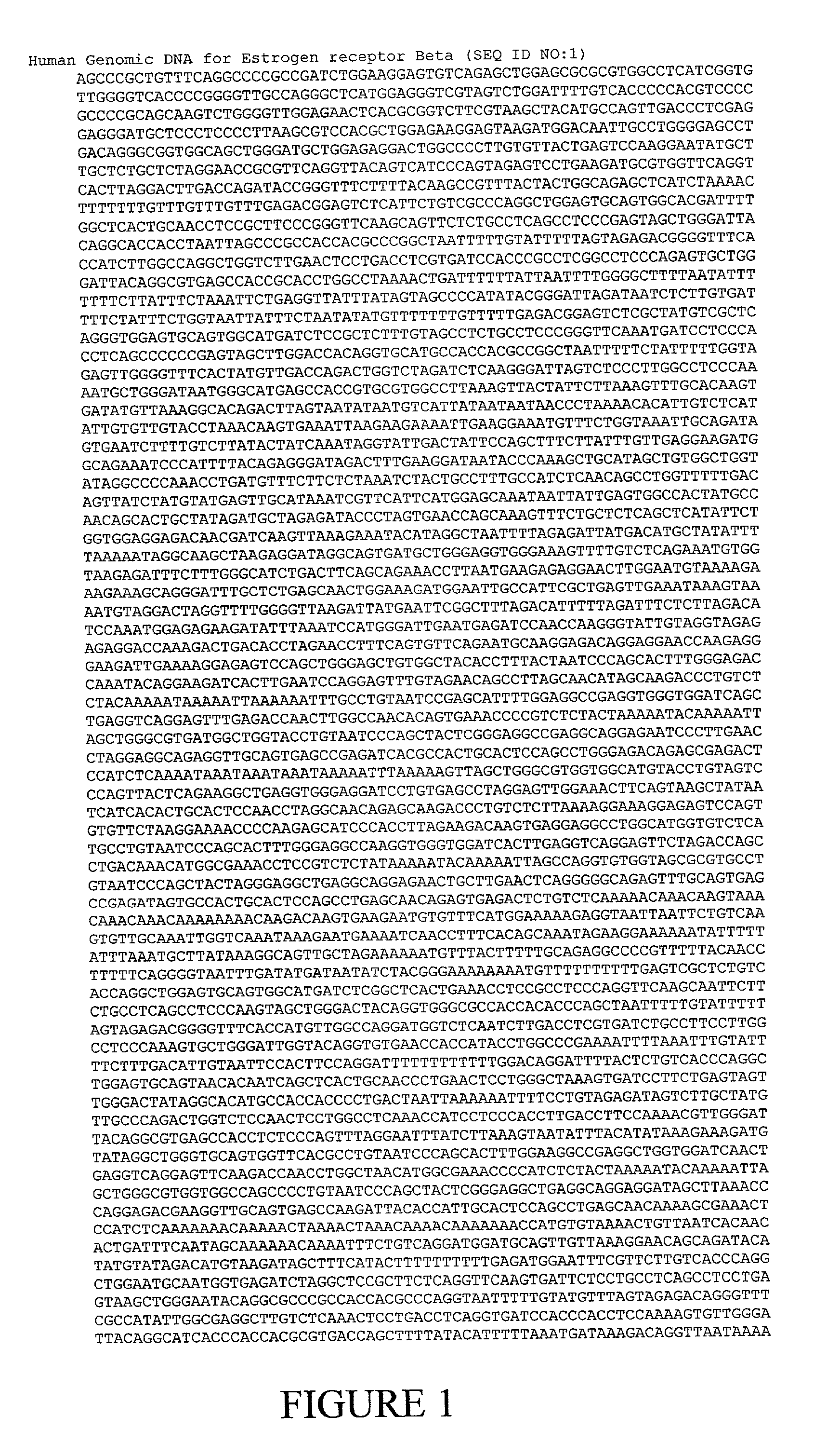 Estrogen receptor beta variants and methods of detection thereof