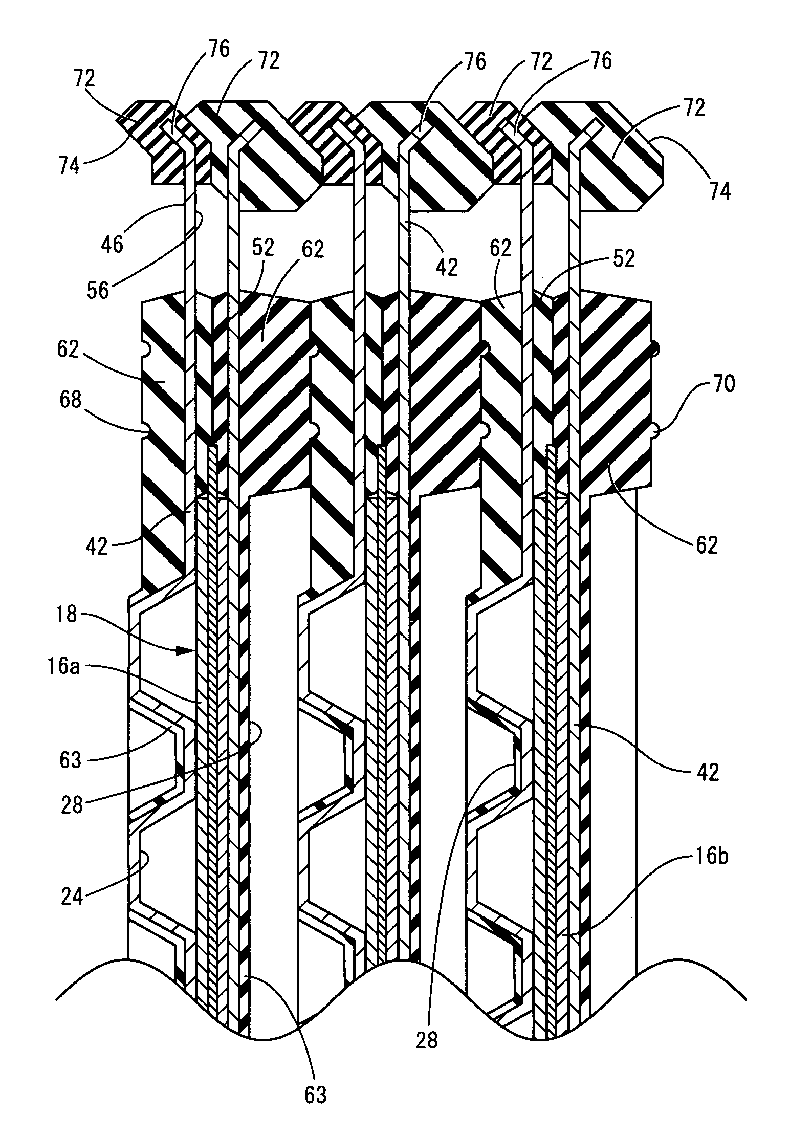 Separator and cell using the same for use in solid polymer electrolyte fuel cell