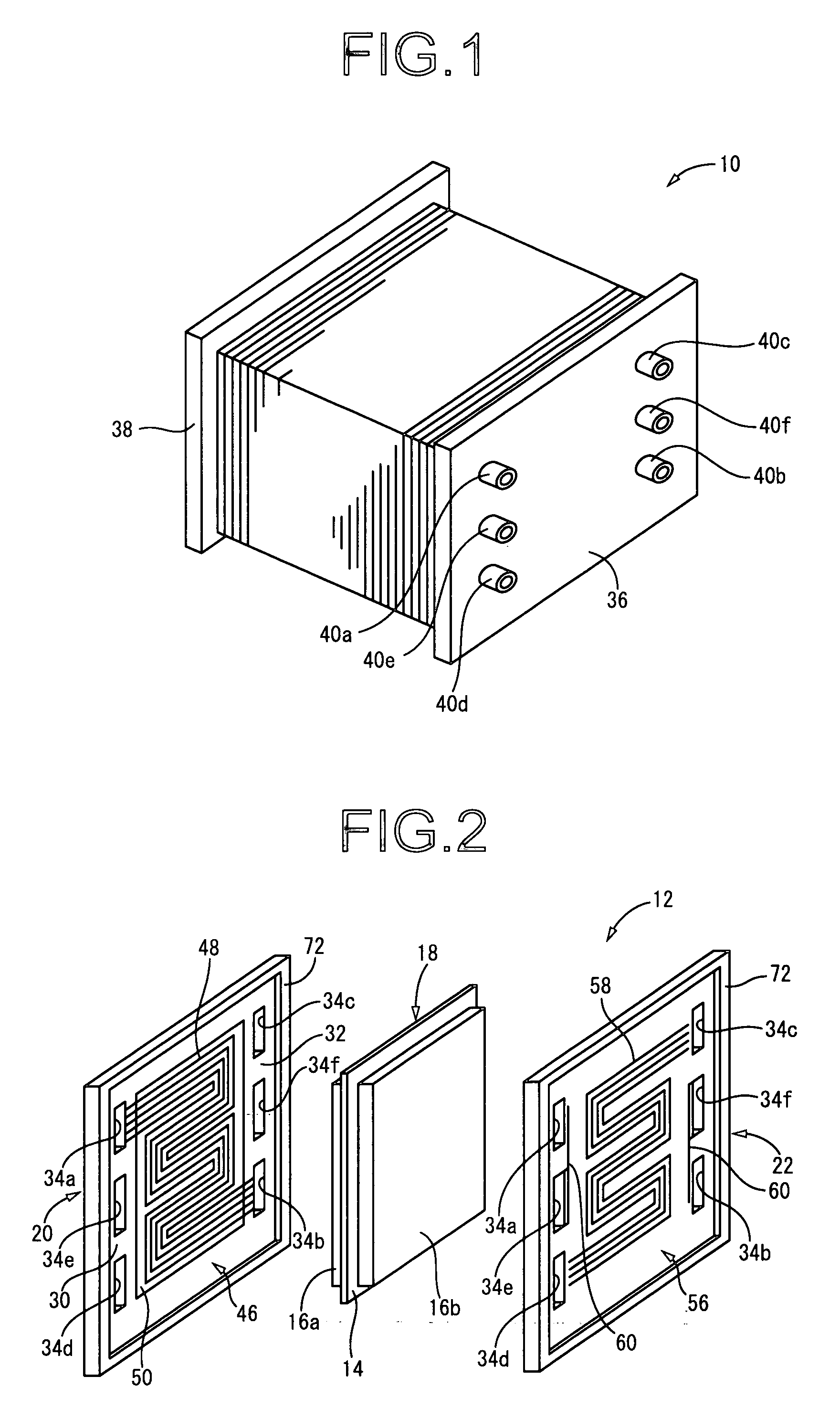 Separator and cell using the same for use in solid polymer electrolyte fuel cell