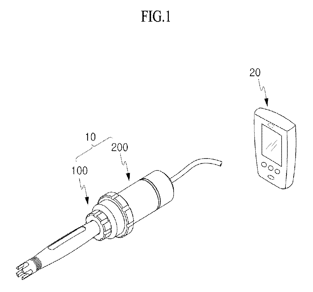 Sensor module, connector module, and water quality measuring device comprising the same