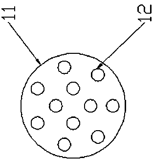 Sewage treatment device for aquatic product processing