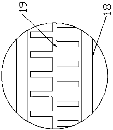 Sewage treatment device for aquatic product processing