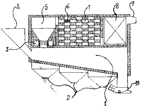 High-efficiency garbage pyrolysis device capable of accumulating heat and regulating temperature automatically