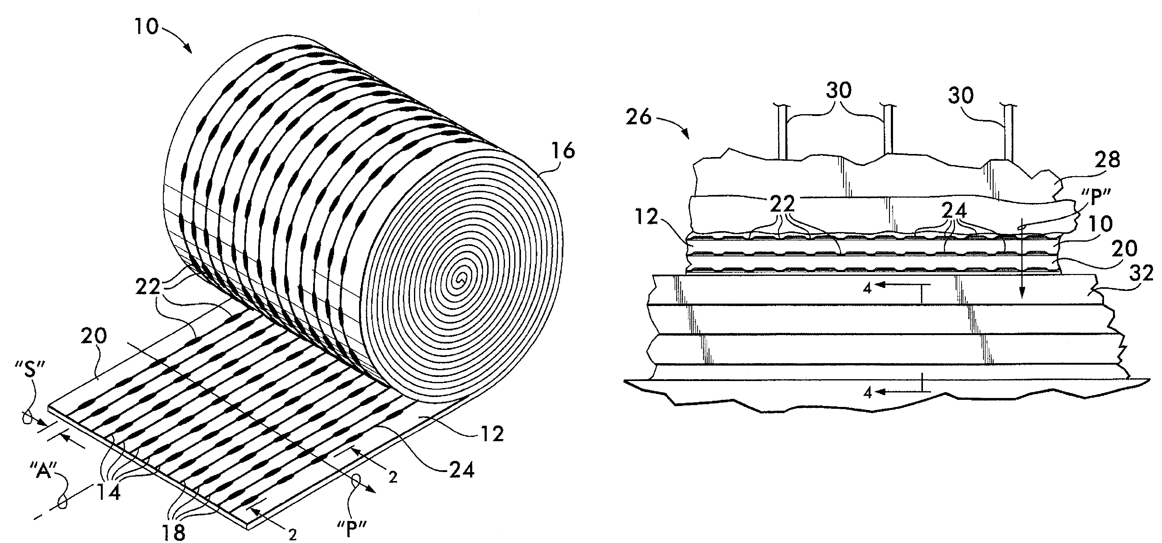 Drainage-promoting wrap for an exterior wall or roof of a building