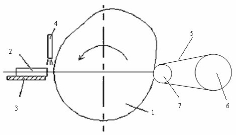 Electrochemical grinding method and device for cam surface of internal-combustion engine