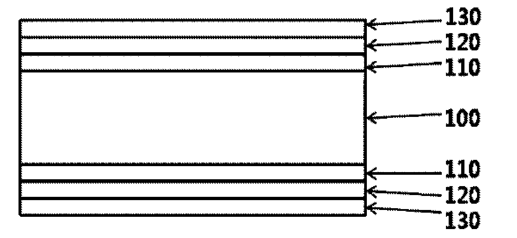 Laminated plastic substrate, and a production method for the same