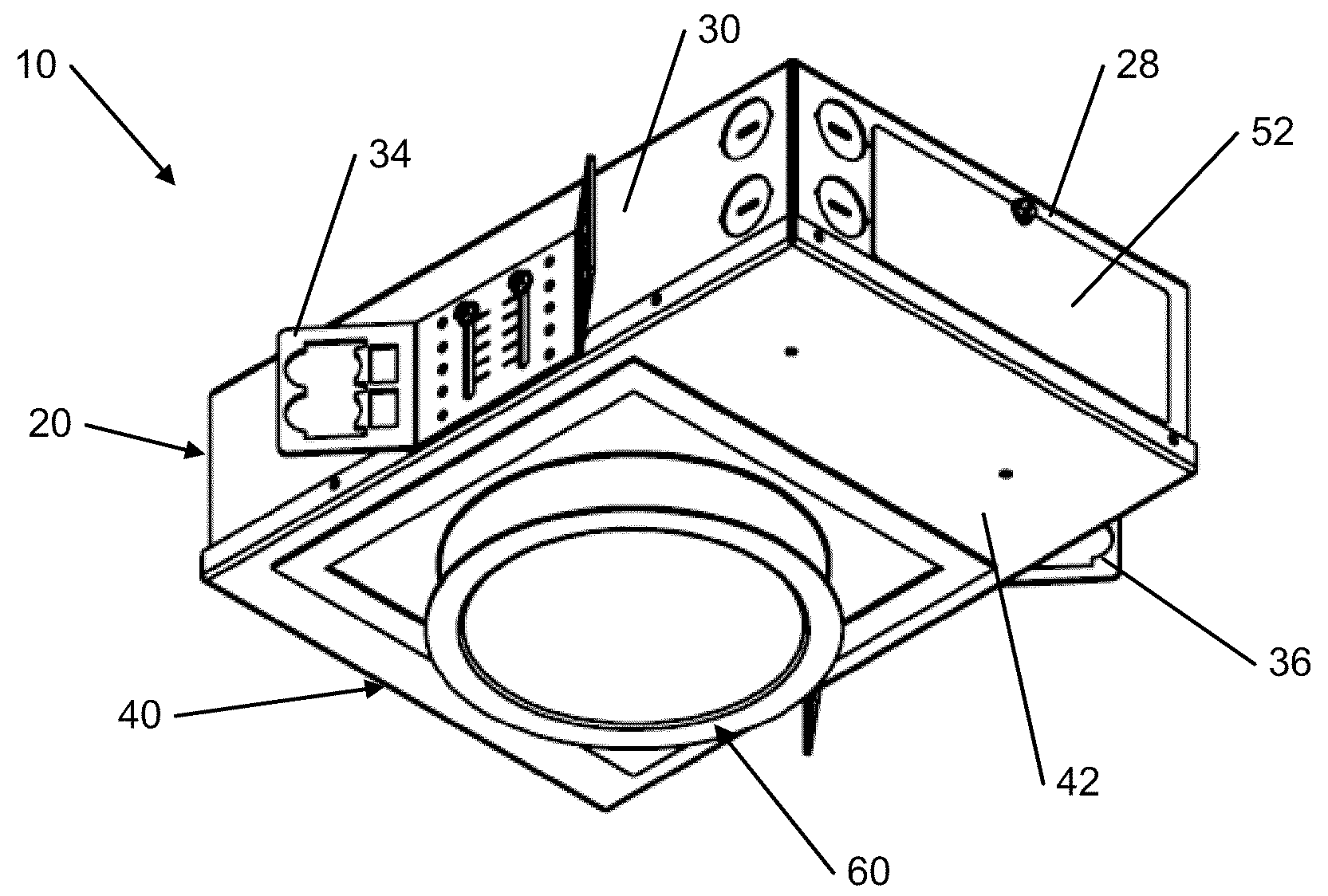 Recessed LED down light