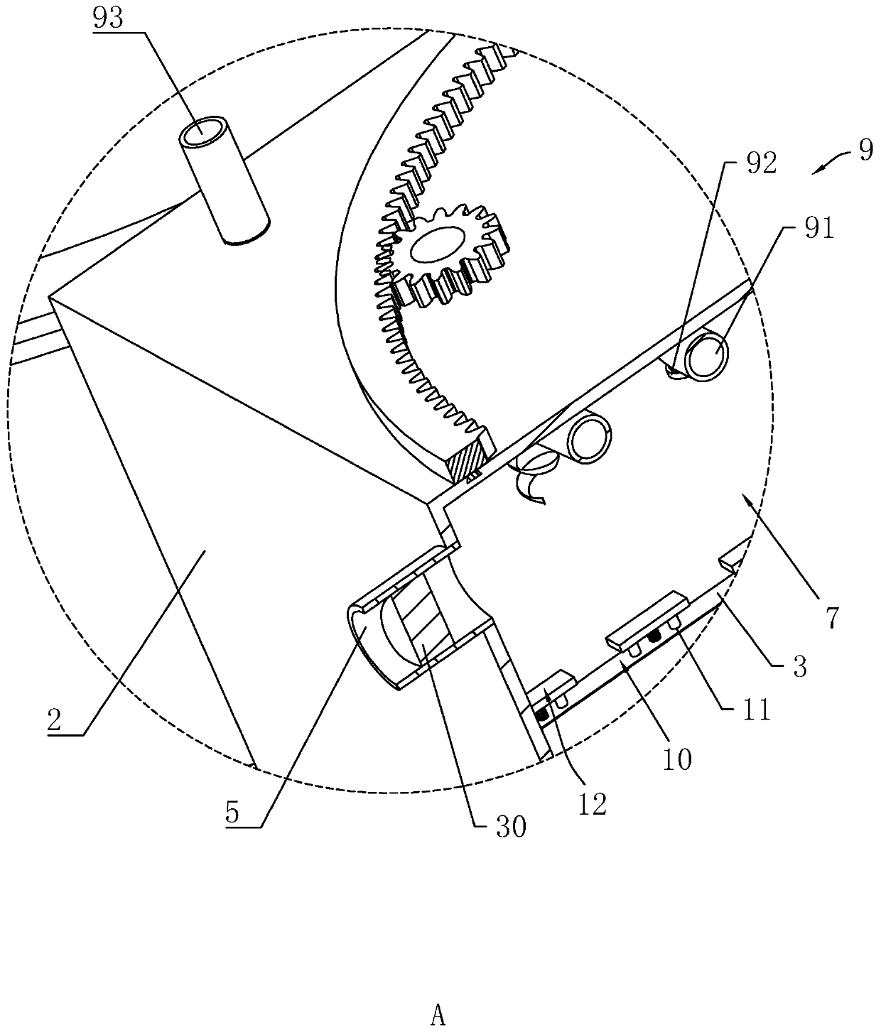 Dust treatment system for calcium carbonate production