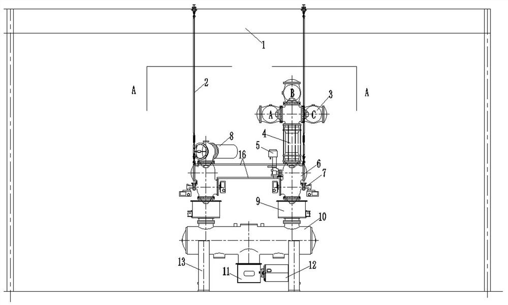 Construction method of technical transformation of gis body equipment