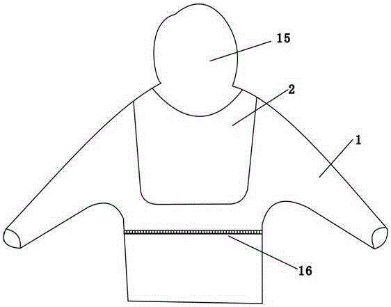 Compressed gas life jacket