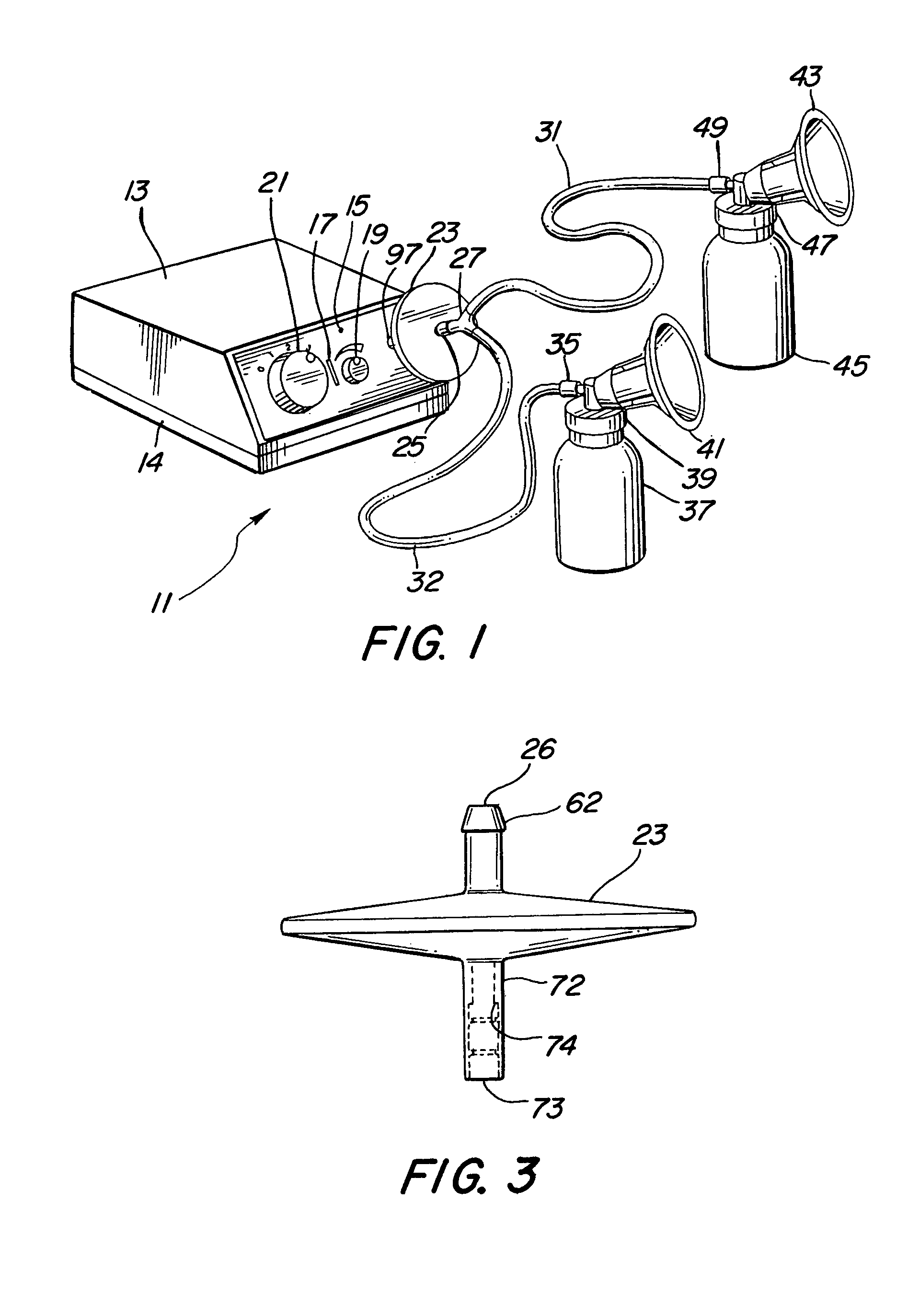 Electric breast pump