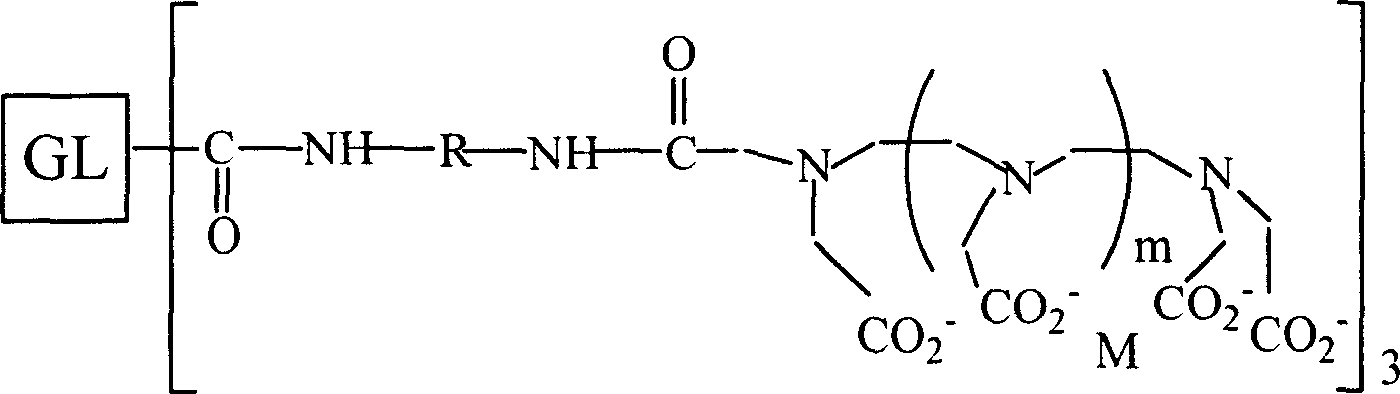 Magnetic resonace imaging contrast medium with glycyrrhizic acid as carrier