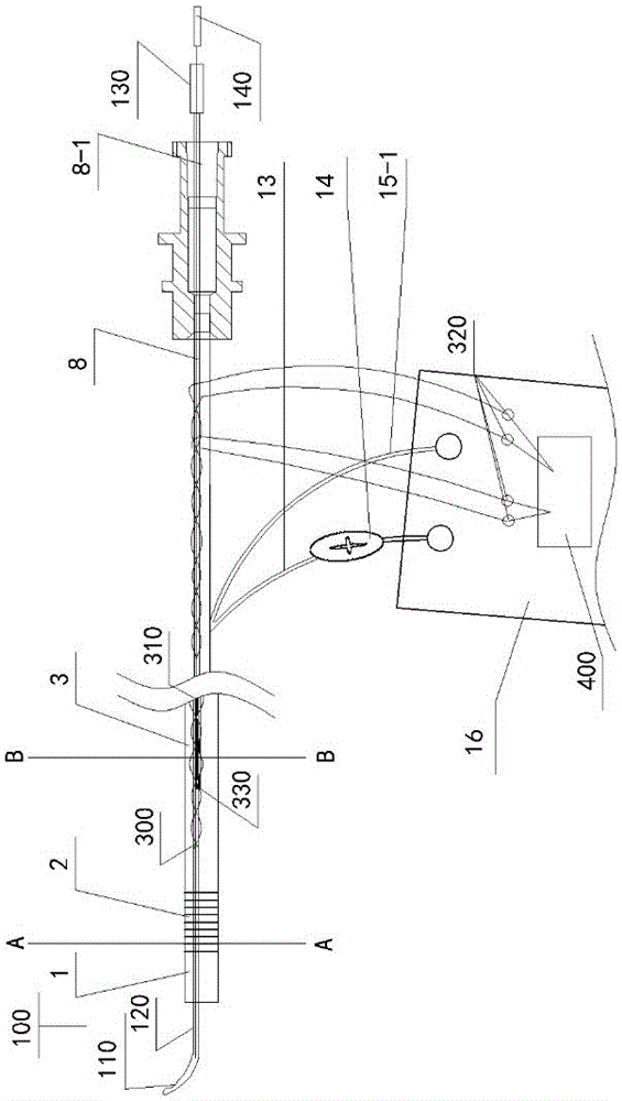 Portable visible intrauterine semen deposition device for dog