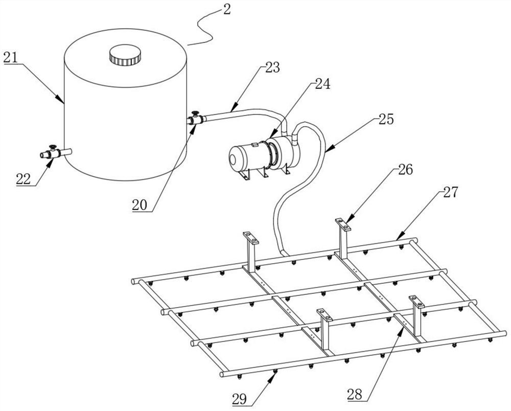 Landscape water body efficient treatment and purification device and purification method thereof