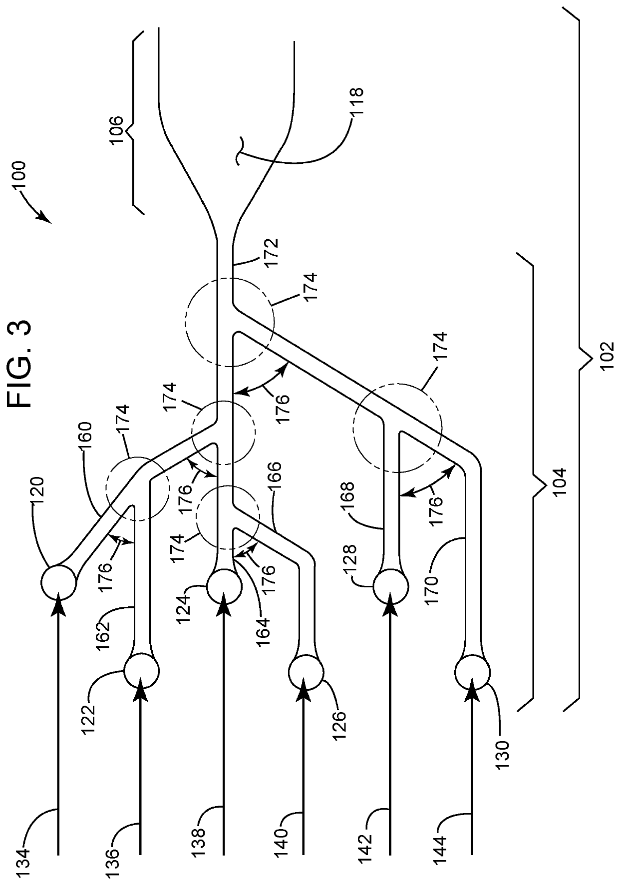 Flow cell with integrated manifold