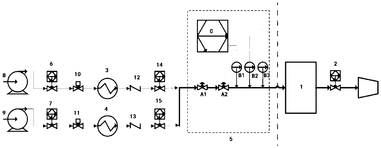 High-integrity pressure protecting system of LNG receiving station after-gasification outward transmission pipeline