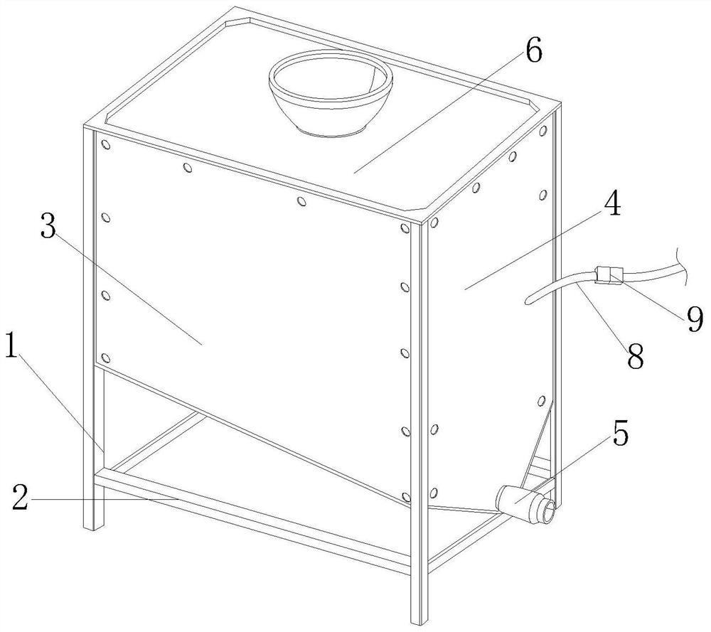 Hawthorn wine fermentation preparation wastewater treatment device