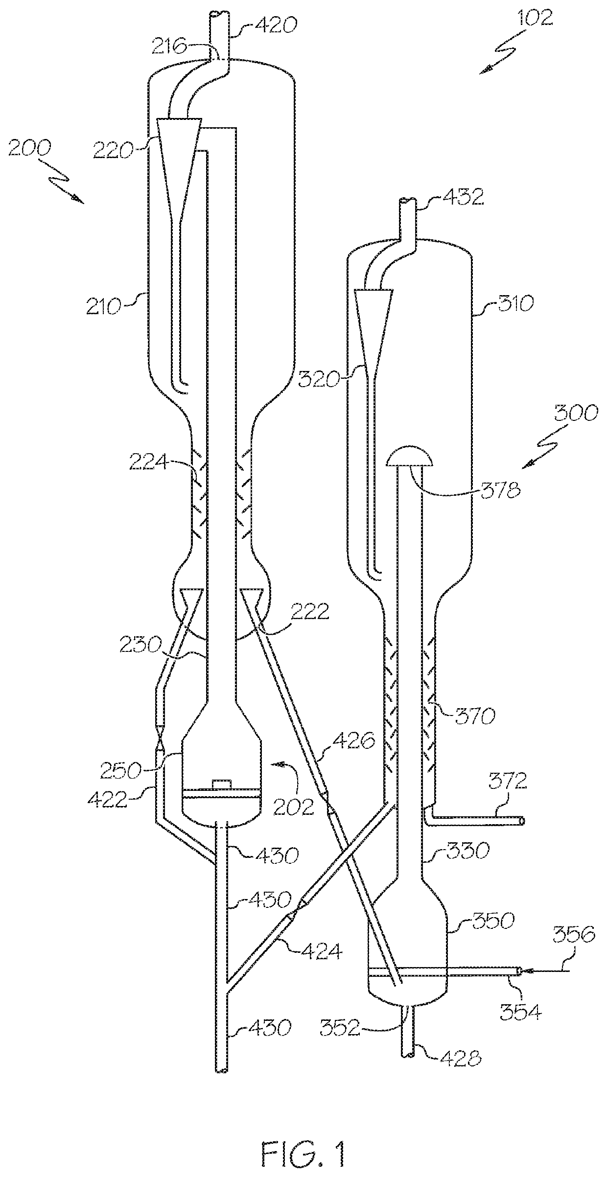 Chemical processing utilizing hydrogen containing supplemental fuel for catalyst processing