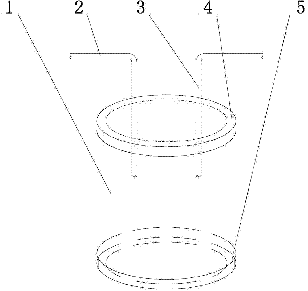 Bronchoscope lower respiratory secretion collecting bottle