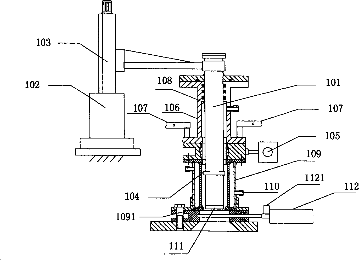 High furnace infrared thermoviewer protecting device