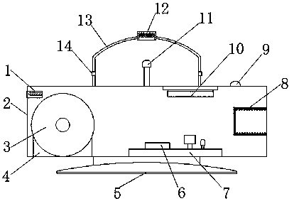 Natural gas valve anti-leakage computer detection device