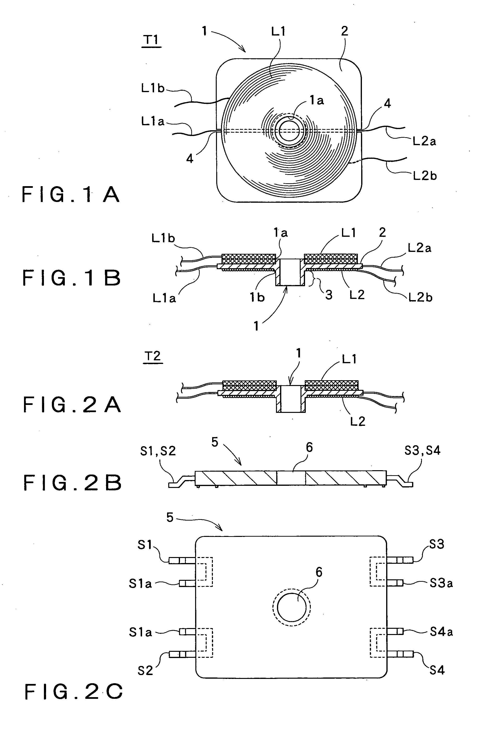 Power transmission transformer for noncontact power transfer device