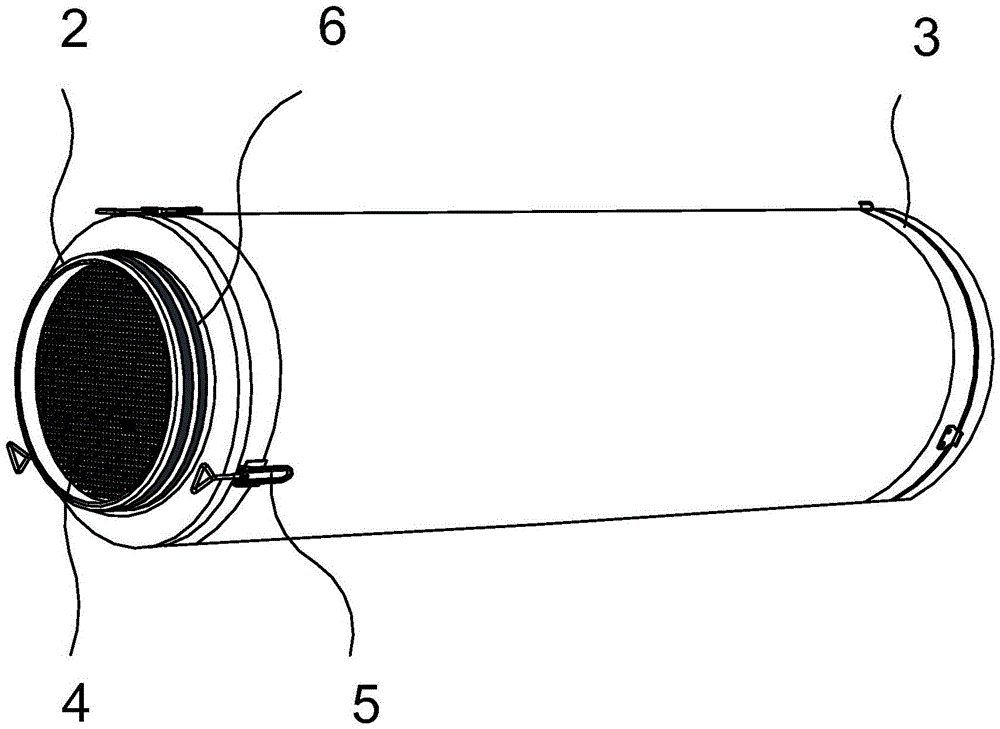 Reaction module used for pipeline type gas-solid phase reactor