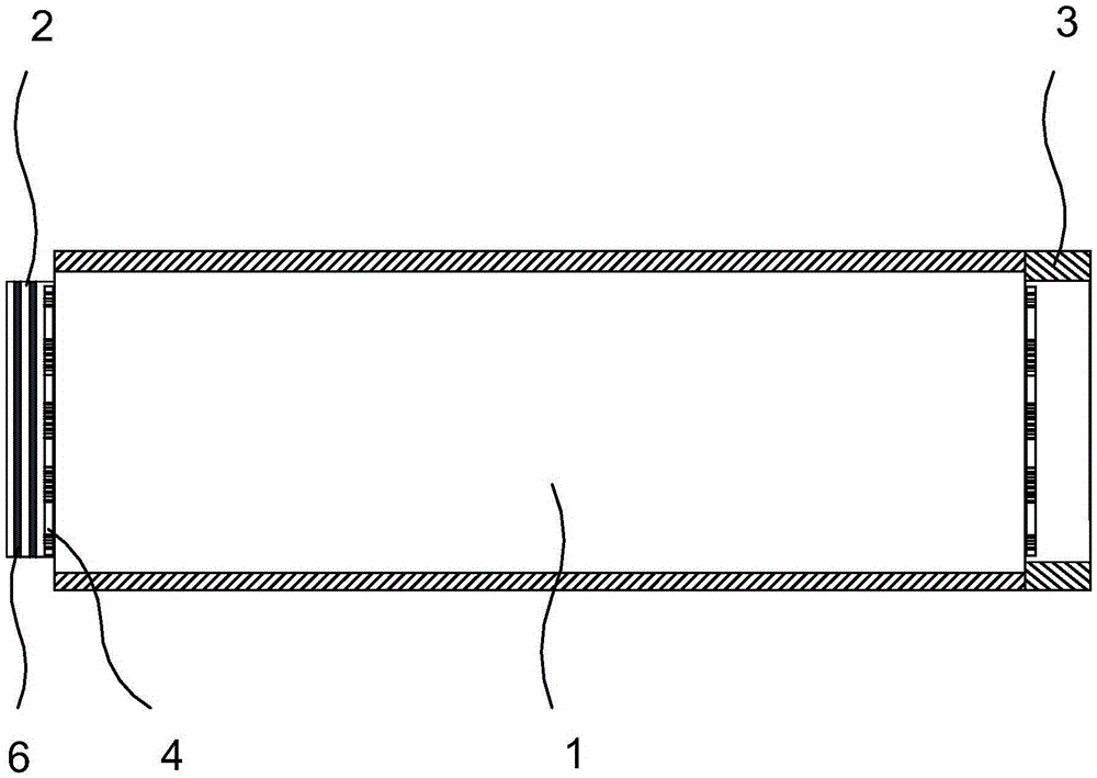 Reaction module used for pipeline type gas-solid phase reactor