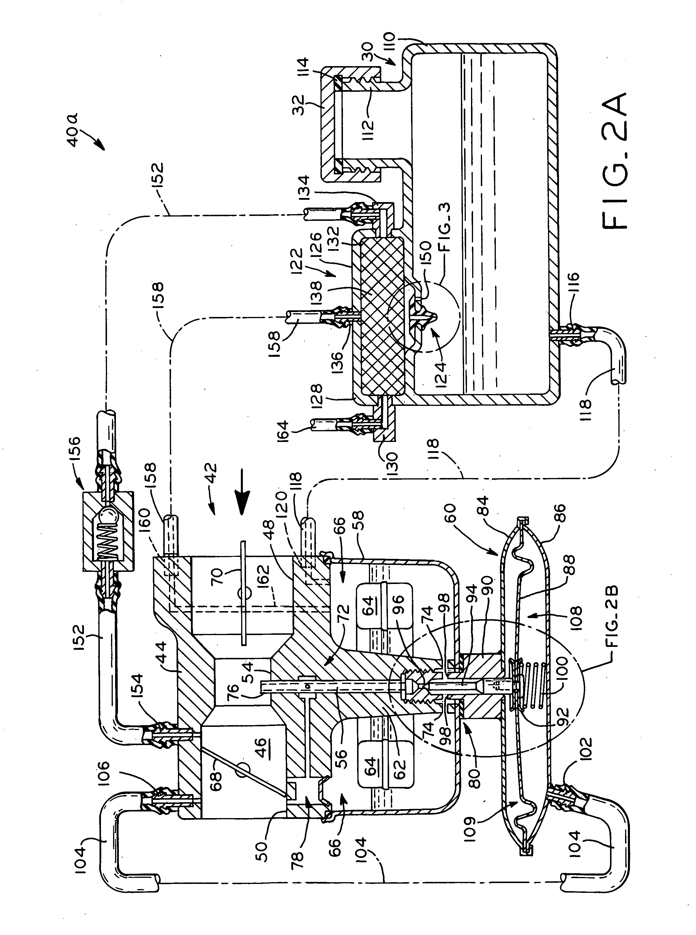 Evaporative emissions control system for small internal combustion engines