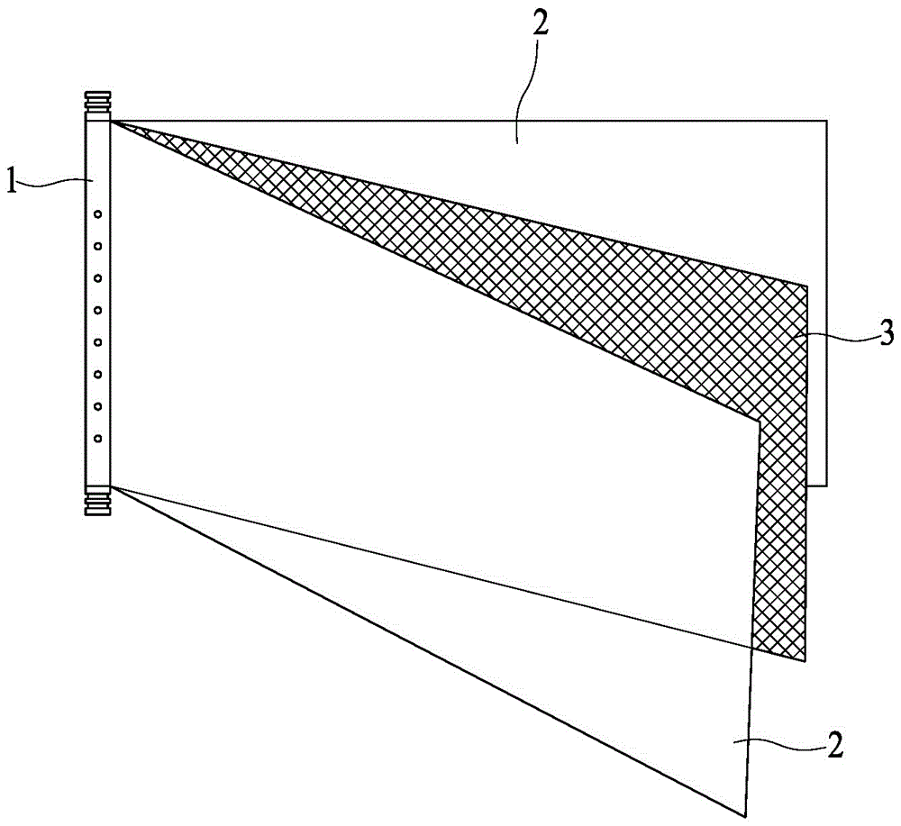 High-flow long-life roll type reverse osmosis membrane element